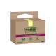 Blocco foglietti Post-it SuperSticky Green - 622R-SS3CY - 47,6 x 47,6 mm - carta riciclata - giallo Canary - 70 fogli - Post-it