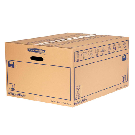 Scatola SmoothMove - per traslochi - standard - 100 L - cartone - Bankers Box