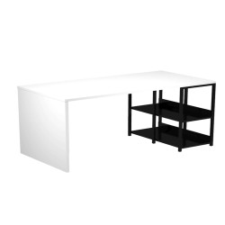 Scrivania home/office Smarty - 140 x 69 x 72,4 cm - bianco
