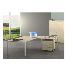 Scrivania- gamba met.140x80 faggio