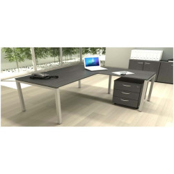 Scrivania-gamba met.160x80 NV FRAS.
