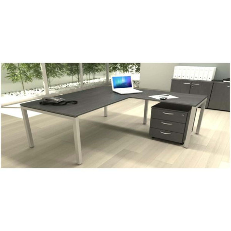 Scrivania-gamba met.160x80 NV FRAS.