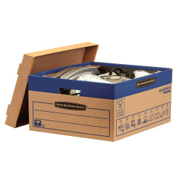 Scatola SmoothMove Prime Fastfold - per traslochi - 37 L - cartone - Bankers Box
