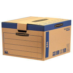 Scatola SmoothMove Prime Fastfold - per traslochi - 85 L - cartone - Bankers Box