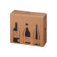 Scatola Wine Pack - 3 bottiglie - 30,5 x 10,8 x 36,8 cm - cartone doppia onda - avana - Bong Packaging - conf. 10 pezzi