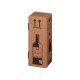 Scatola Wine Pack - per 1 bottiglia - 10,5 x 10,5 x 42 cm - Bong Packaging - conf. 20 pezzi