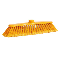 Scopa Alma - per interni - giallo - 33 x 7,5 x 11,5cm - PPL/PVC - PerfettoFactory