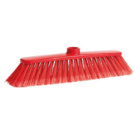Scopa Alma - per interni - rosso - 33 x 7,5 x 11,5cm - PPL/PVC - PerfettoFactory