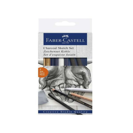 SCRITTURA E CORREZIONE - Carboncini da disegno Goldfaber Sketch Set