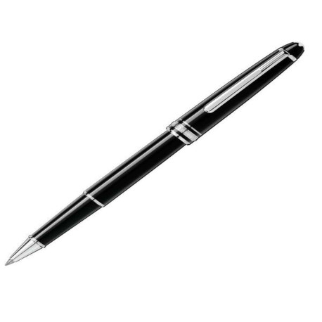 SCRITTURA E CORREZIONE - MONTBLANC MEISTERSTUCK PENNA ROLLER FINITURA PLATINO CLASSIQUE