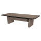 Scrivania direzionale Elegance - 210 x 90 cm - noce toscano