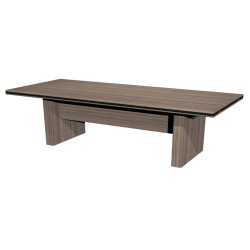 Scrivania direzionale Elegance - 210 x 90 cm - noce toscano