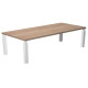 Scrivania direzionale Prestige Quadro - 210 x 90 cm - ciliegio arabis/bianco