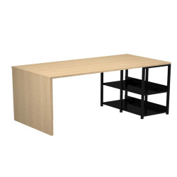 Scrivania home/office Smarty - 140 x 69 x 72,4 cm - rovere