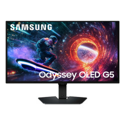 Samsung Monitor Gaming Odyssey OLED G5 - G50SF da 27" QHD Flat, 68,6 cm (27"), 2560 x 1440 Pixel, Quad HD, OLED, 0,03 ms, Nero
