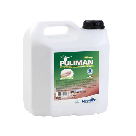 Sapone liquido Puliman Ecolabel - 5 L - Nettuno