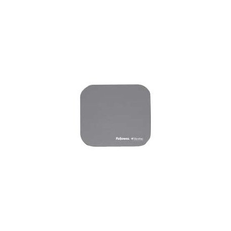 Fellowes Mouse Pad with Microban Protection - Tappetino per mouse - argento opaco