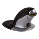 Fellowes Penguin Large - Mouse verticale - per destrorsi e per sinistrorsi - laser - senza fili - 2.4 GHz - ricevitore wireless