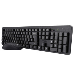 Set tastiera + mouse wireless ultrasilenzioso TKM-360 - Trust