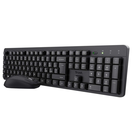 Set tastiera + mouse wireless ultrasilenzioso TKM-360 - Trust