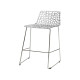 Sgabello Spider Fix - 44 x 53 x 96 cm - policarbonato - trasparente - Grandsoleil