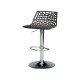 Sgabello Spider Gas - 38,5 x 42 x 104 cm - policarbonato - moka lucido - Grandsoleil