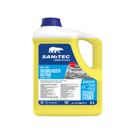 Sgrassatore Degreaser Ultra - 5 L - limone - Sanitec