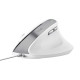 Mouse ergonomico Bayo II - con filo - bianco - Trust