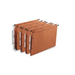 Cartella sospesa - armadio Ultimate® - interasse 33 cm - fondo U 30 mm - 32,5x27,5 cm - avana - Elba