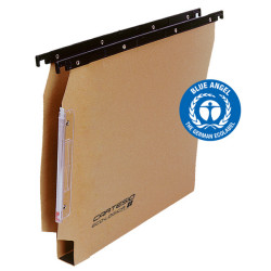 Cartella sospesa Cartesio Ecologica - armadio - 33 cm - fondo U 30 mm - 32,6 x 28 cm - avana - Bertesi