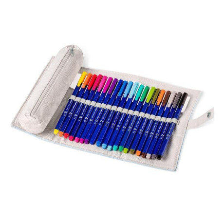Staedtler ASTUCCIO ARROTOLABILE 20 PENNE TRIPLUS TRATTO 1 MM