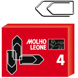 Fermagli zincati - n. 4 - 3,2 cm - Molho Leone - conf. 100 pezzi