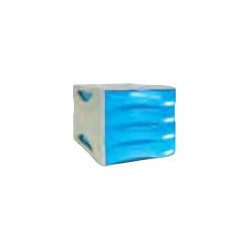 ARDA Smile - Cassettiera - 4 cassetti - per A4, 240 x 320 mm - blu chiaro trasparente
