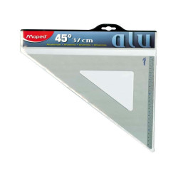 SQUADRA 36 CM 45° ALLUMINIO