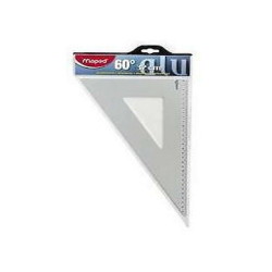 SQUADRA 37 CM 60°  ALLUMINIO