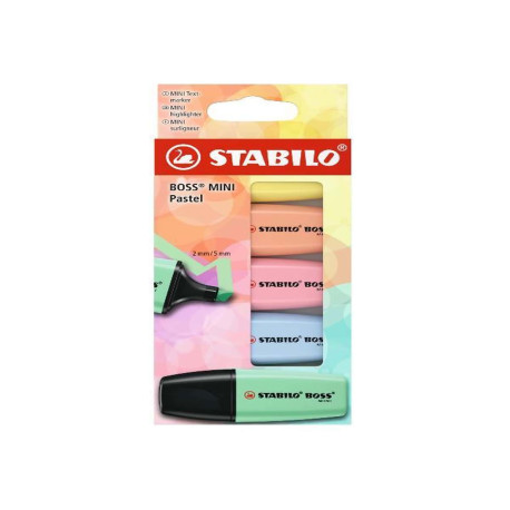 Stabilo BOSS MINI PASTEL - 5 PEZZI