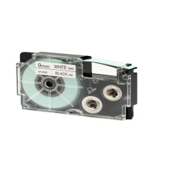 Nastro - 9 mm x 8 mt - nero/ bianco - Casio