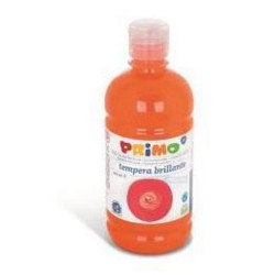 Tempera ARANCIO brillante primi passi in bottiglia 500ml