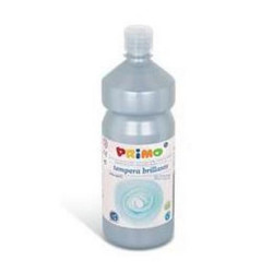 Tempera ARGENTO brillante primi passi in bottiglia 1000ml