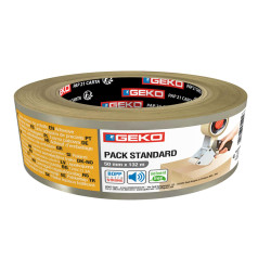 Nastro adesivo - 5 cm x 132 m - PLP - trasparente - Geko