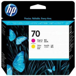 Testina  di   stampa  HP  70,  magenta  e  giallo