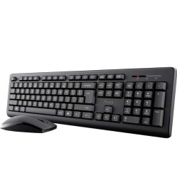 Tastiere e mouse - PRIMO SET TASTIERA E MOUSE WIRELESS LAYOUT ITALIANO - NERO