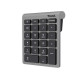 TASTIERINO NUMERICO WIRELESS TRUST XALAS - ARGENTO