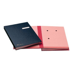 Fraschini - Libro delle firme - 18 compartimenti - per 240 x 340 mm - blu