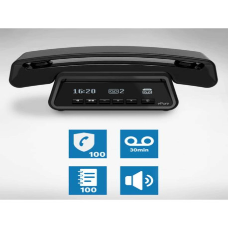 TELEFONIA FISSA - ALCATEL EPURE 3 PREMIUM BLACK