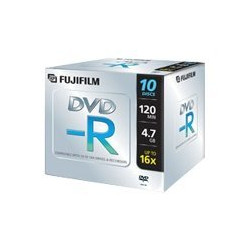 FUJIFILM - 10 x DVD-R - 4.7 GB (120 min) 16x - astuccio
