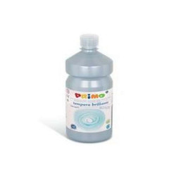 Tempera ARGENTO brillante primi passi in bottiglia 1000ml