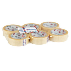 Nastro adesivo 330 - 5 cm x 66 m - PVC - trasparente - Eurocel