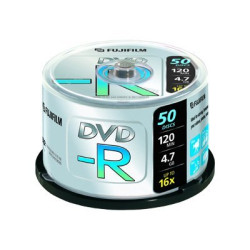 FUJIFILM - 50 x DVD-R - 4.7 GB 16x - campana