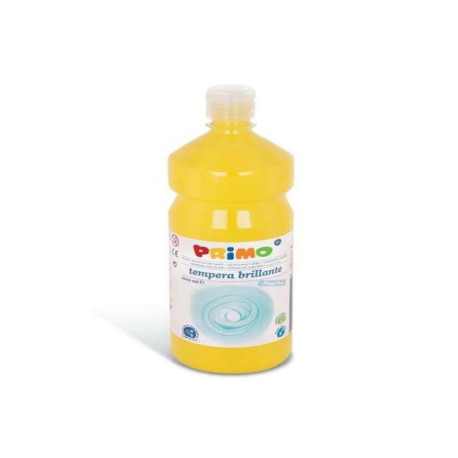 Tempera GIALLO  brillante primi passi  in bottiglia 1000ml